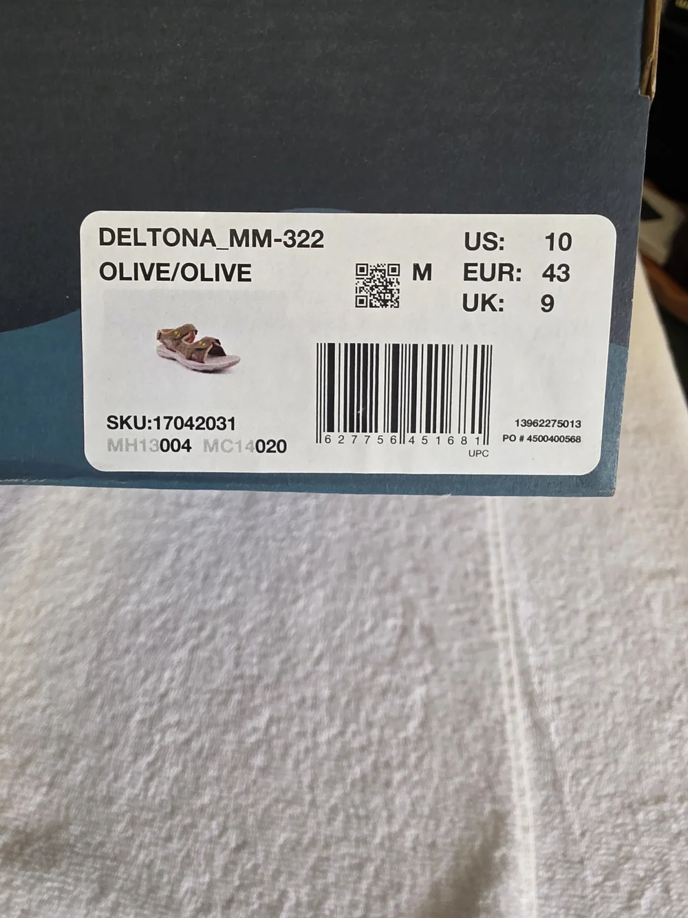 Sperry Olive Deltona Strap MM-322 Sandals